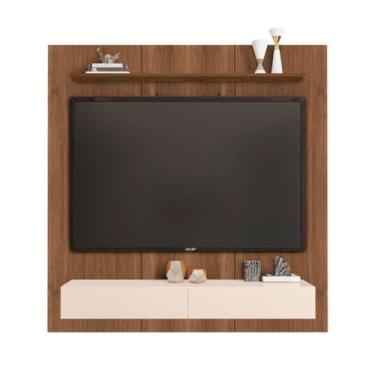 Imagem de Home Suspenso AV Para TV Até 55'' Polegadas Com Prateleira e Porta Cor