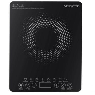 Imagem de Cooktop De Inducao Italiano Agratto 2000w Painel Digital 220V