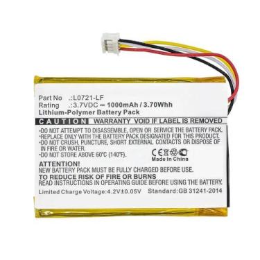 Imagem de Bateria Compativel Com Caixa Som  C/4 Fios Cs-jmc300sl - bgb