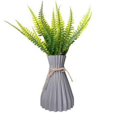 Imagem de Planta Samambaia Artificial Com Vaso Arranjo Completo - Flor Imp