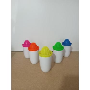 Imagem de Espremedor manual de frutas e mixer misturador de bebidas kit 10 UNIDA