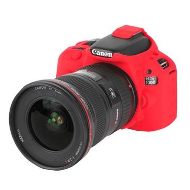 Imagem de Capa de Silicone para Canon SL1 / 100D (Vermelha) - Discovered
