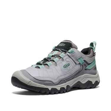 Imagem de KEEN Tênis de caminhada feminino Targhee 4 de altura baixa, durável, confortável, à prova d'água, Liga/granito verde, 6 Wide