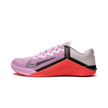 Imagem de NIKE WMNS Metcon 6 Tênis feminino, Beyond Pink Black Flash Crimson Platinum Violeta, 2.5 UK