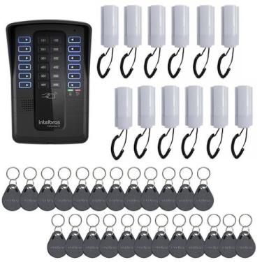 Imagem de Kit Porteiro Coletivo Collective 12 Pontos Intelbras