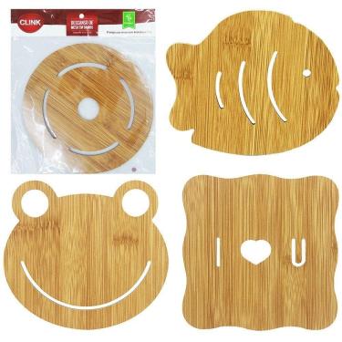 Imagem de Descanso Para Panela De Bambu 17x17cm Ck2656