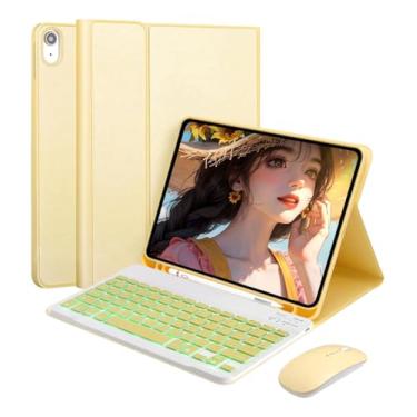 Imagem de Capa Para Tablet com Teclado Bluetooth e Mouse Para iPad Air4 /Air5 10.9 Polegadas