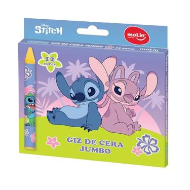 Imagem de Giz de Cera Jumbo Stitch - Caixa com 12 Cores