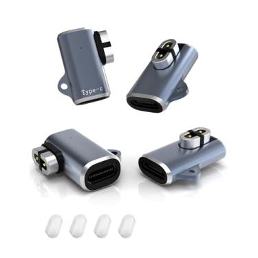 Imagem de Sinoacc Adaptador de carregador compatível com fones de ouvido de condução óssea Shokz Openrun Pro Mini, Opencomm, Aftershokz Aeropex As800, adaptador de carregador magnético USB C para Shokz, pacote
