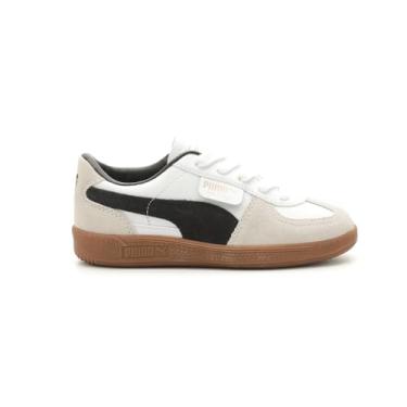 Imagem de Puma Tênis infantil unissex Palermo (criança pequena), Puma Branco/cinza vapor/chiclete, 15