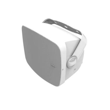 Imagem de Klipsch RSM-650 Alto-falante interno/externo, branco (par) - alto-falantes bidirecionais para todos os climas - Woofer IMG de 16,5 cm e tweeter cúpula de titânio de 2,5 cm