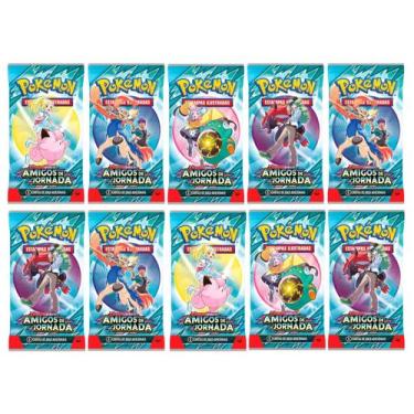 Imagem de Pokemon Kit com 10 boosters 60 Cartas - Copag, Pokemon, N/A