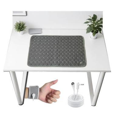 Imagem de AddBili Conjunto de tapete de aterramento de tecido de metal condutor com pulseira de aterramento e cordão de 4,5 m para cama/mesa/chão/pés - lavável na máquina, material saudável para melhorar o sono