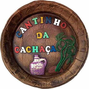 Imagem de Tampa de Barril Artesanal Grande em Alto Relevo Decor - Cantinho da Cachaça