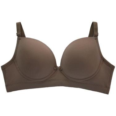 Imagem de Sutiã Bojo Casca Copa C Básico Liso Microfibra Vi Lingerie 110507