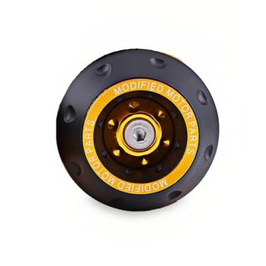 Imagem de Deslizadores de quadro de roda de garfo dianteiro, protetor de colisão de motocicleta proteção contra queda de motocicleta Scooter elétrico Acessórios para ciclomotores de corrida de veículos(Gold)