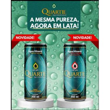 Imagem de Água Mineral Quartie Lata 350 ML caixa c/12, Sem Gás