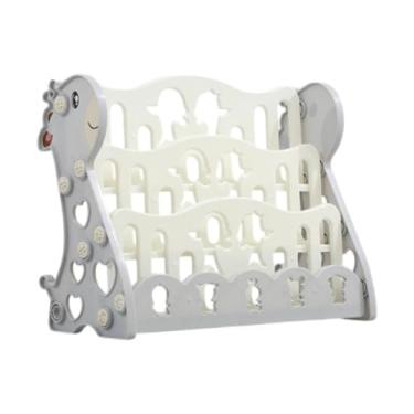 Imagem de AFXGUSD Estante Infantil, Solução de Armazenamento de Livros, Porta-revistas, Prateleira para Educação Domiciliar E Sala de Estar, Três Camadas