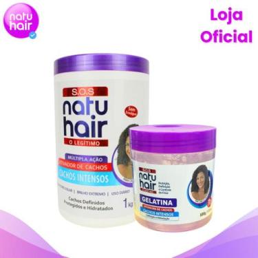 Imagem de Kit Ativador de Cachos Cachos Intensos Gelatina Ativadora de Cachos Ca