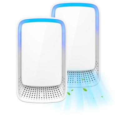 Imagem de Ionizadores de ar para casa, plugue de íon negativo para quarto, escritório, academia, hotel, cozinha, mini filtro de ar (pacote com 2)