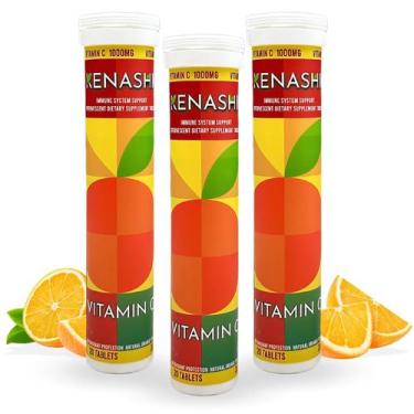 Imagem de Comprimidos efervescentes Kenashi Vitamina C 1000 mg 20 comprimidos x 