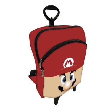 Imagem de Mochila Plus Bolsa Escolar C/ Carinho - Mário - Criarte Presentes