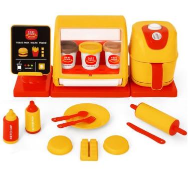 Imagem de Brinquedo de Comidinha Infantil Fast Food Monta e Desmonta Fast Food C