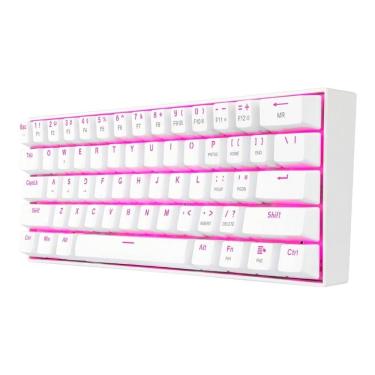 Imagem de Teclado Branco Redragon Teclado K630w Dragonborn