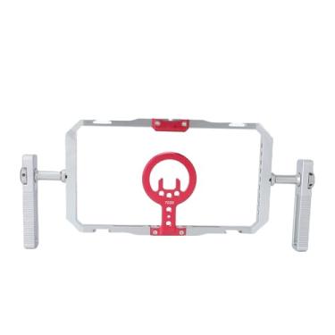 Imagem de Jiawu Gaiola do Telefone Universal, Smartphone Video Rig Kit Com Alças, Handheld Filmmaking Vlogging Case Estabilizador para Videomaker Fit para IOS Phone 12 To17, Interface de Sapata