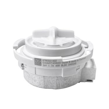 Imagem de Generic Bomba De Drenagem Com Motor Eau63743803 Ntwc021S03 Genérica, Adequada Para Lavadora Lg Wm3600Hwa Wm3600Hva Wm3700Hra Wm3400Cw Wm3700Hva Wm3700Hwa Wm3500Cw, 26 V Cc, 1,7 A, 45 W, Branca