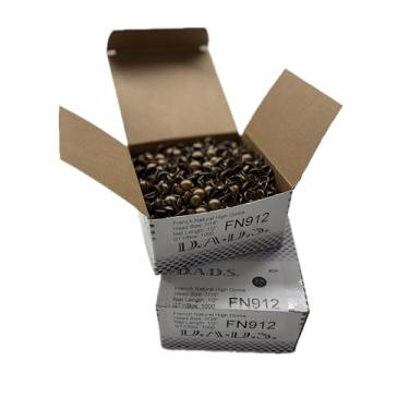 Imagem de D.A.D.S. FN912 Tachinhas de estofamento, cabeças de unhas decorativas, tachas de estofamento para móveis, tachas decorativas DIY, alfinetes premium resistentes para estofados, (natural francês)