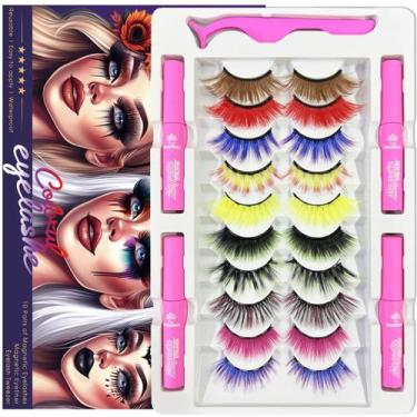 Imagem de Cílios magnéticos 7C Cílios magnéticos coloridos SevenCrown Color - 7C