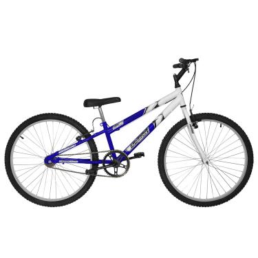 Imagem de Bicicleta de Passeio Ultra Bikes Esporte Bicolor Rebaixada Aro 26 Reforçada Freio V-Brake Sem Marcha Azul/Branco