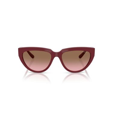 Imagem de Óculos de Sol Vogue Eyewear 0VO5629S 304814 Tam 54 / Vinho - Lentes Rosa Gradiente