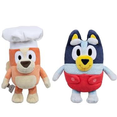 Imagem de Bluey Friends Plush Soft Toy | Baby Plush Toy with Removable Nappy (Diaper) with Chef Bingo with Chef Hat and Spatula