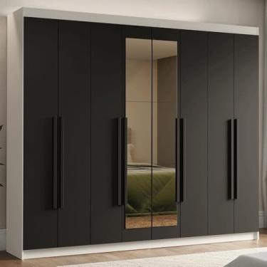 Imagem de Guarda-roupa Casal 8 Portas Batentes com Espelho Venus Madesa B