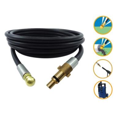 Imagem de Mangueira Nylon Desentupidora 6mt Carrefour DY87983 Lavadora - COMPATÍ