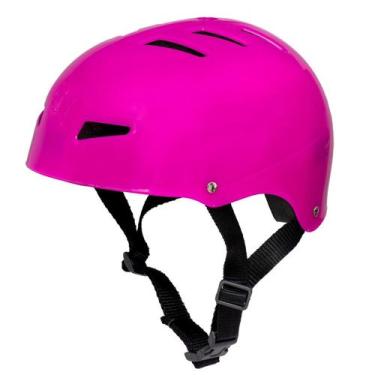 Imagem de Capacete Multiuso Skate Bike Patinete Patins Com Ajuste - JTP, Rosa, P