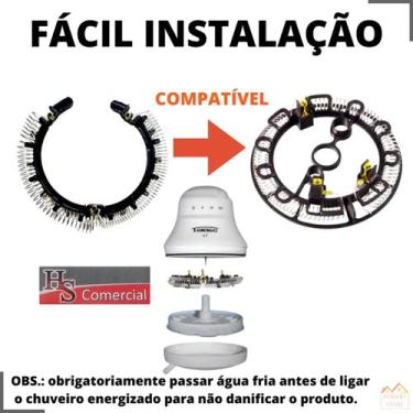 Imagem de Resistência Chuveiro Ducha Faminho 4t Fame Hs Comercial, 110V