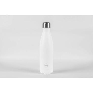 Imagem de Garrafa Térmica Gyme 500ml Branca com Isolamento a Vácuo - Mokha