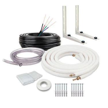 Imagem de Kit de Instalação para Ar Condicionado Inverter com Suporte 1/4 e 3/8 