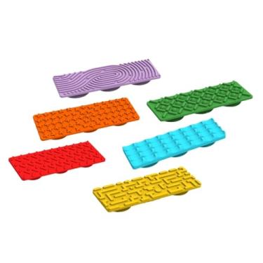 Imagem de oshhni 6x Brinquedos Sensoriais Fidget Brinquedos de Avião de Viagem Presentes Ideais Silicone Silencioso Novidade Placa de Atividades Sensoriais para