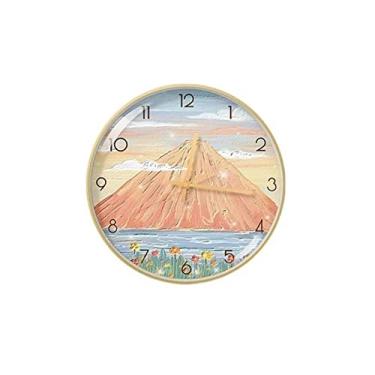 Imagem de WYUYIWH Relógio de parede 12 polegadas decoração sala de estar relógio de parede moderno e minimalista quarto relógio silencioso Horloge Murale (Cor: 1)