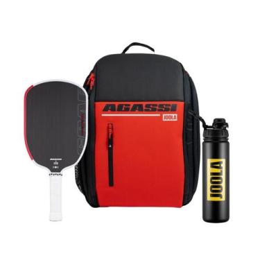 Imagem de Kit Raquete de Pickleball JOOLA Graf Pro 16mm + Mochila Agassi + Garra