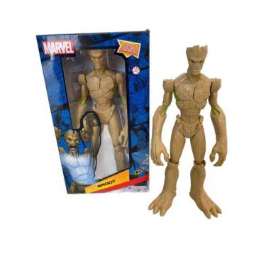 Imagem de Boneco Groot Articulado 22cm  Guardiões da Galáxia Marvel! - ALLSEASON