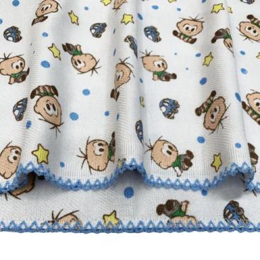 Imagem de Cueiro Cebolinha 75X75Cm Com Crochê - Inconfral