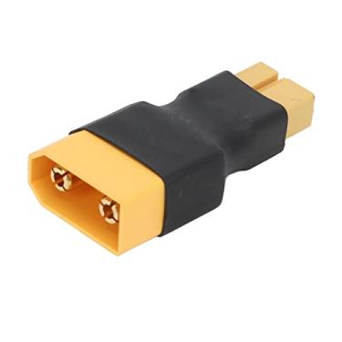 Imagem de XT90 macho para XT60 fêmea conector adaptador profissional alto desempenho estável conversor de bateria RC para carros RC aviões barcos borracha plástico cobre 48 x 22 x 10 mm