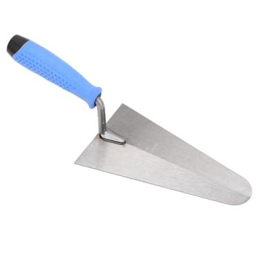 Imagem de aqxreight Espátula de Margem de Alvenaria Espátula de Reboco de Aço Carbono Com Punho Ergonômico de Borracha Macia para Piso de Parede Concreto Borracha Cerâmica Proporcionando Aderência Ao Cabo de
