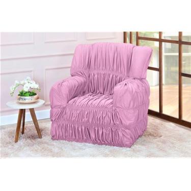 Imagem de Capa Poltrona Do Papai 1 Lugar Elasticada Malha Gel - Nalu Casa e Deco