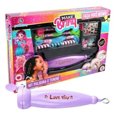 Imagem de Brinquedo Kit Pulseira E Tererê Make Brinq Polibrinq Mk54